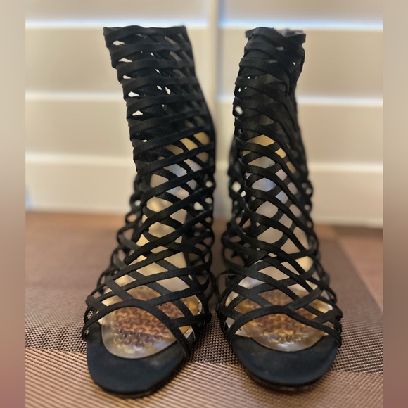 Nina Black Stiletto Heel Size 9.5 - Picture 1 of 5